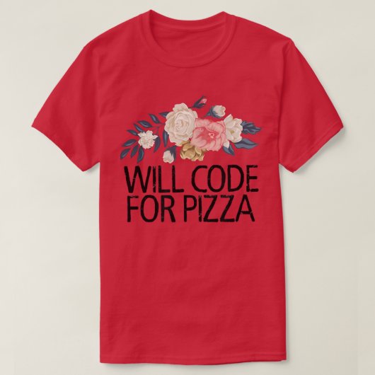 Blumenstrauß Blume Niedliche Liebe Funny wird Pizz T-Shirt (Design vorne)