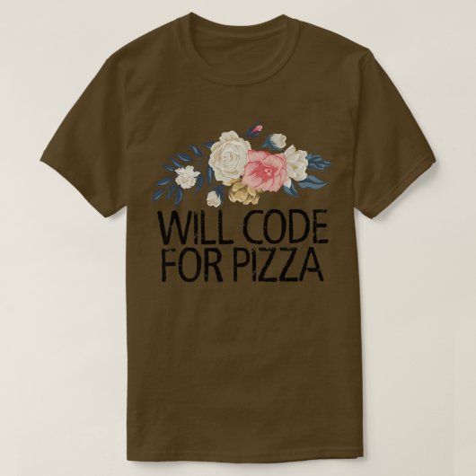 Blumenstrauß Blume Niedliche Liebe Funny wird Pizz T-Shirt (Design vorne)