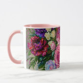 Blumenstrauß Blume Rosa Tasse Cup (Links)
