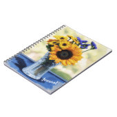Blumenstrauß Blumenliebhaber Journal Notizblock (Linke Seite)
