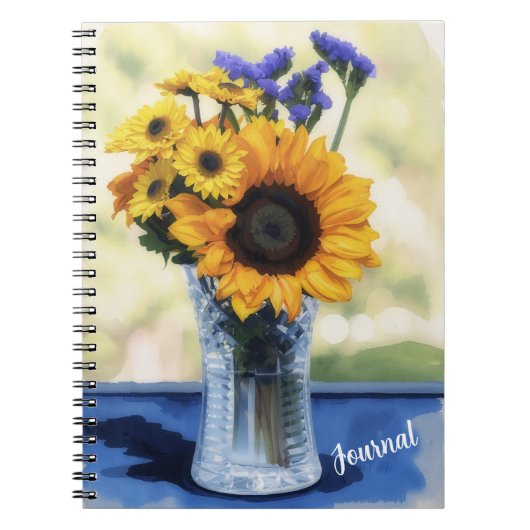 Blumenstrauß Blumenliebhaber Journal Notizblock (Vorderseite)