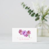 Blumenstrauß-Blumenstrauß Visitenkarte (Stehend Vorderseite)