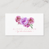 Blumenstrauß-Blumenstrauß Visitenkarte (Vorderseite)