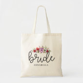 Blumenstrauß Braut-Tasche Tragetasche (Vorne)