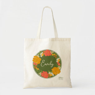 Blumenstrauß Brautparty Personalisiertes Geschenk Tragetasche