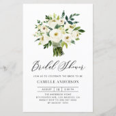 Blumenstrauß Bridal Dusche Einladung (Vorderseite)