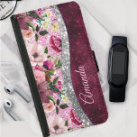 Blumenstrauß Burgund Pink Silber Imitate Glitzer M Geldbeutel Hülle Für Das Samsung Galaxy S5<br><div class="desc">Hübsches elegantes, mädchenhaftes Design in lila Bordeaux und Imitate silberrosa Glitzer, um eine besondere stilvolle Gehäuse zu schaffen, um Ihr Gerät zu schützen. Schönes, modernes und cooles Cover für den Trend-versierten und kunstliebenden angesagten Trendsetter. Dieses stilvolle Design wäre ideal für Mädchen, die gerne funkelnd Designs tragen. Zeigen Sie Ihren persönlichen...</div>