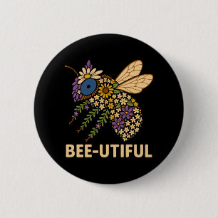 Blumenstrauß Button