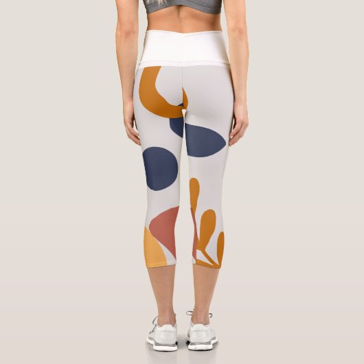 Blumenstrauß Capri Leggings (Rückseite)