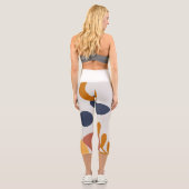 Blumenstrauß Capri Leggings (Rückseite)