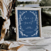 Blumenstrauß Chinoiserie Liebe ist süßes Schild