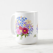 Blumenstrauss Classic Large Tasse (Vorderseite Links)