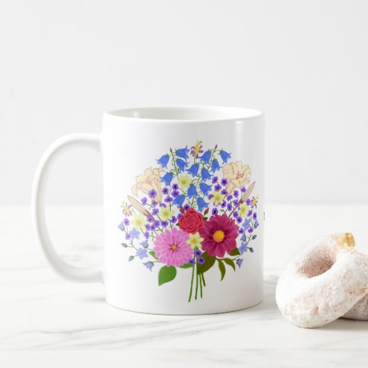 Blumenstrauss Classic Tasse (Mit Donut)