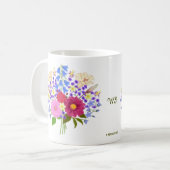 Blumenstrauss Classic Tasse (Vorderseite Links)