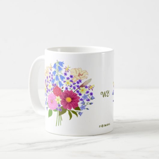 Blumenstrauss Classic Tasse (Vorderseite Links)