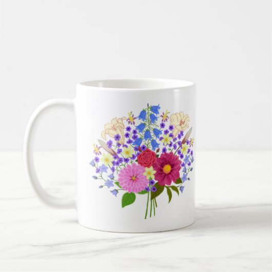Blumenstrauss Classic Tasse (Links)