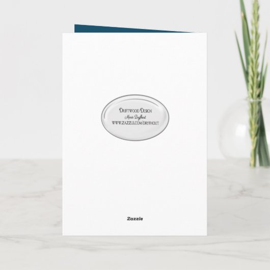 Blumenstrauß danke karte (Rückseite)