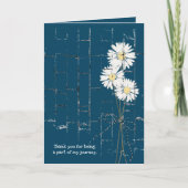 Blumenstrauß danke karte (Vorderseite)