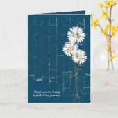 Blumenstrauß danke karte (Gelbe Blume)