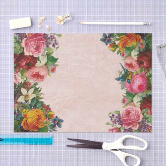 Blumenstrauß decoupage Papier (Handwerk)