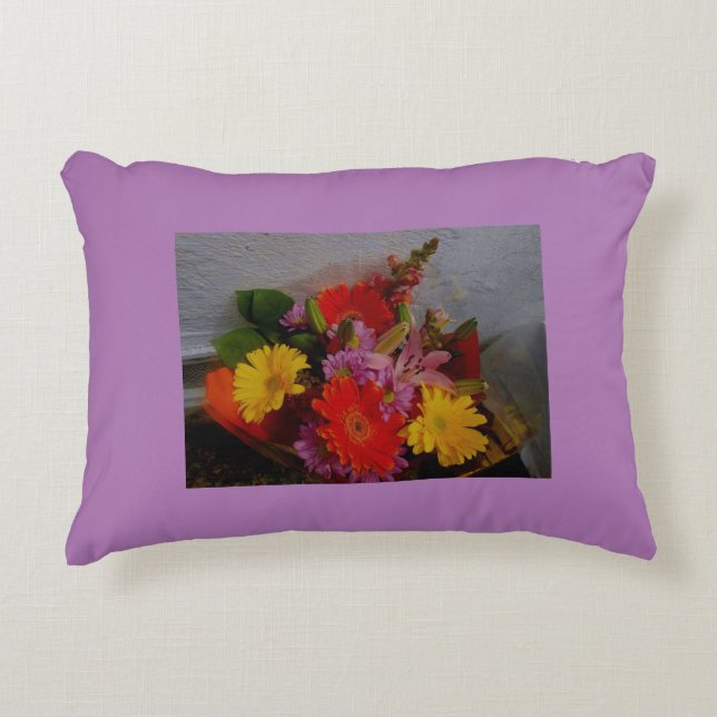 Blumenstrauß Dekokissen (Vorderseite)