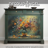 Blumenstrauß - Dekoupage - Seidenpapier