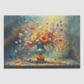 Blumenstrauß - Dekoupage - Seidenpapier (Vorderseite)