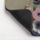 Blumenstrauß der Anemonen Mousepad (Ecke)