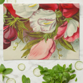 Blumenstrauß der Blumen der süßen Erbse Handtuch (Gefaltet)