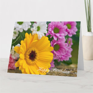 Blumenstrauß der Blumen Karte