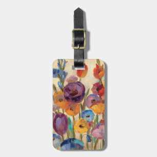 Blumenstrauß der bunten Blumen Gepäckanhänger