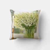 Blumenstrauß der Frühlings-Blumenlilien des Tales Kissen (Rückseite)