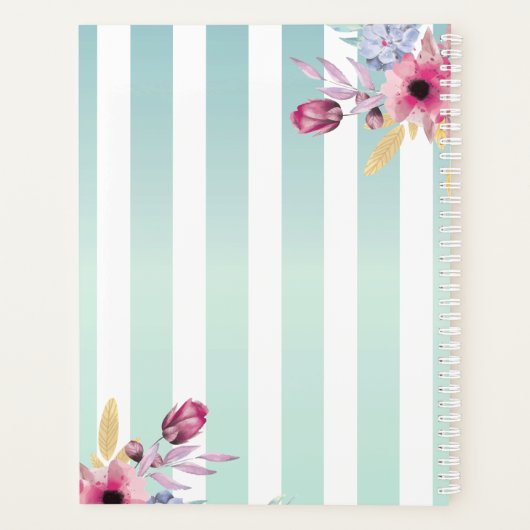 Blumenstrauß der Haare Goldschere & Schönheitssalo Planer (Rückseite)