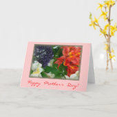 "Blumenstrauß der Mutter Tages" Karte (Gelbe Blume)