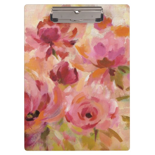 Blumenstrauß der Rosen Klemmbrett (Vorderseite)
