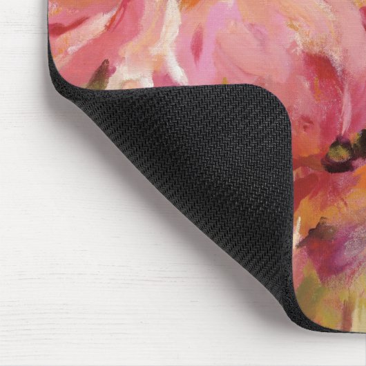 Blumenstrauß der Rosen Mousepad (Ecke)