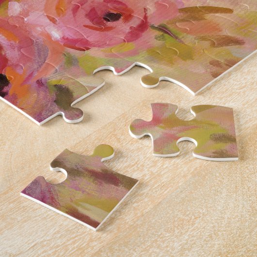 Blumenstrauß der Rosen Puzzle (Seite)