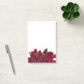 Blumenstrauß der Roter Rosen Post-it Klebezettel (Büro)