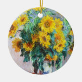 Blumenstrauß der Sonnenblumen, Claude Monet 1880 Keramikornament (Vorne)