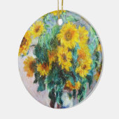 Blumenstrauß der Sonnenblumen, Claude Monet 1880 Keramikornament (Links)