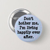 Blumenstrauß, Don'tbother ich, bin ich livin… - Button (Vorne & Hinten)