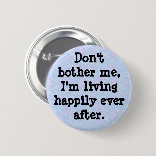 Blumenstrauß, Don'tbother ich, bin ich livin… - Button (Vorne & Hinten)