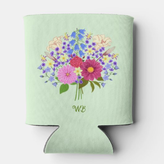 Blumenstrauss Dosenkühler (Rückseite)