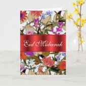 Blumenstrauß Eid Mubarak Karte (Gelbe Blume)
