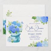 Blumenstrauß Einladung (Vorne/Hinten)