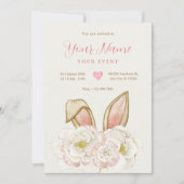 Blumenstrauß Einladung (Vorderseite)