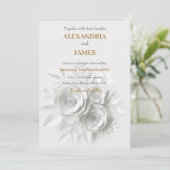 Blumenstrauß Einladung (Stehend Vorderseite)