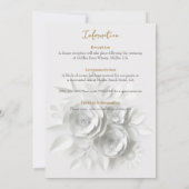 Blumenstrauß Einladung (Rückseite)