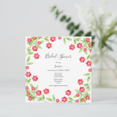 Blumenstrauß Einladung (Stehend Vorderseite)