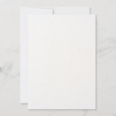 Blumenstrauß Einladung (Rückseite)